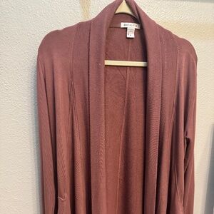 Athleta knit blazer w/pockets and thumbholes sz med